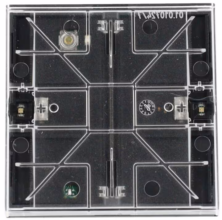 Gira 501100 Capteur tactile 4 touches standard, 1 voie, pour KNX et Gira One, système 55