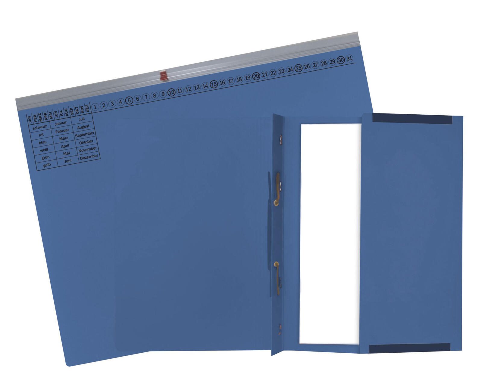 Exacompta Exaflex Premium Hängehefter kaufmännische Heftung DIN A4 bleu — lot de 25 pièces