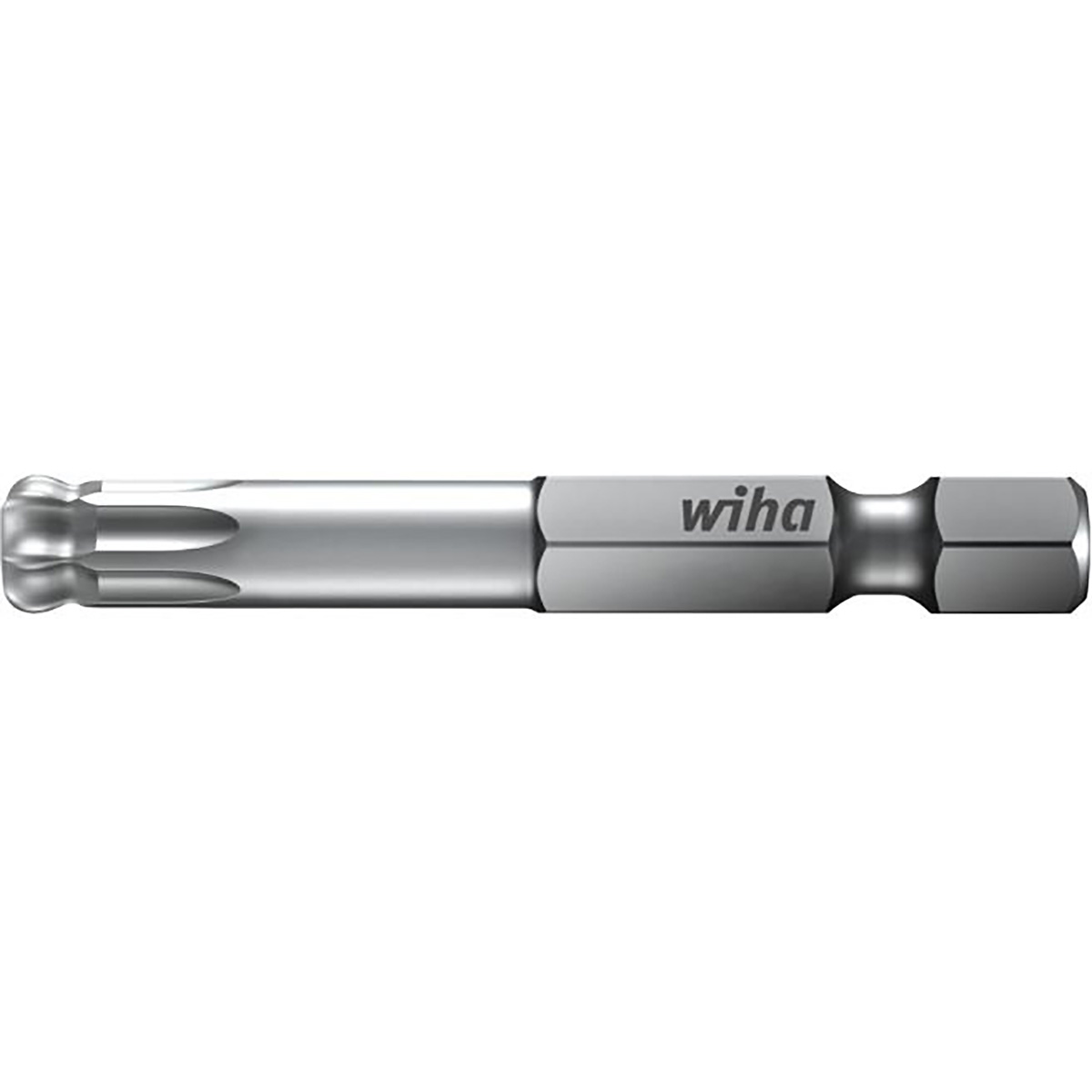 Embout Wiha Professional à tête sphérique TORX® 7045BE, 1/4" x 70 mm, acier chrome-vanadium