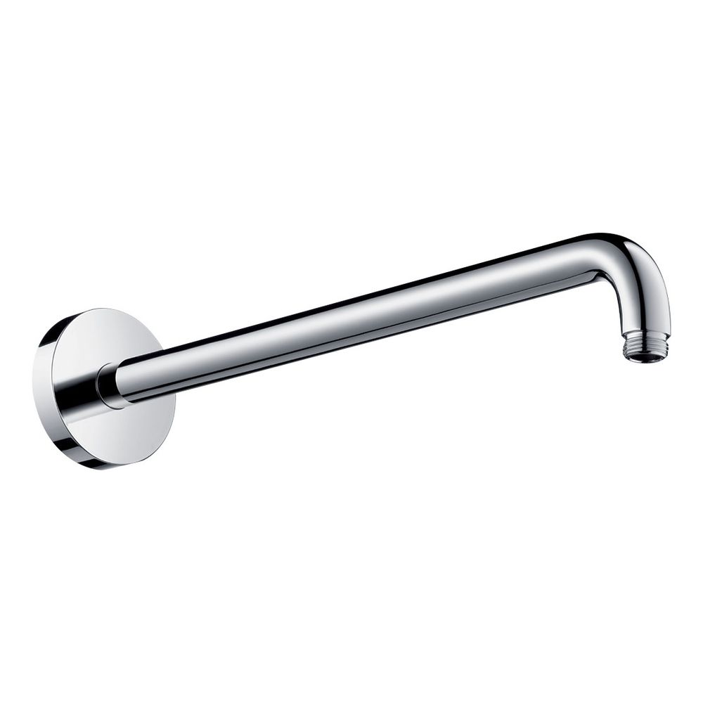 Bras de douche Hansgrohe 38,9 cm, DN 15, déport 90°, sans rotule, Chromé