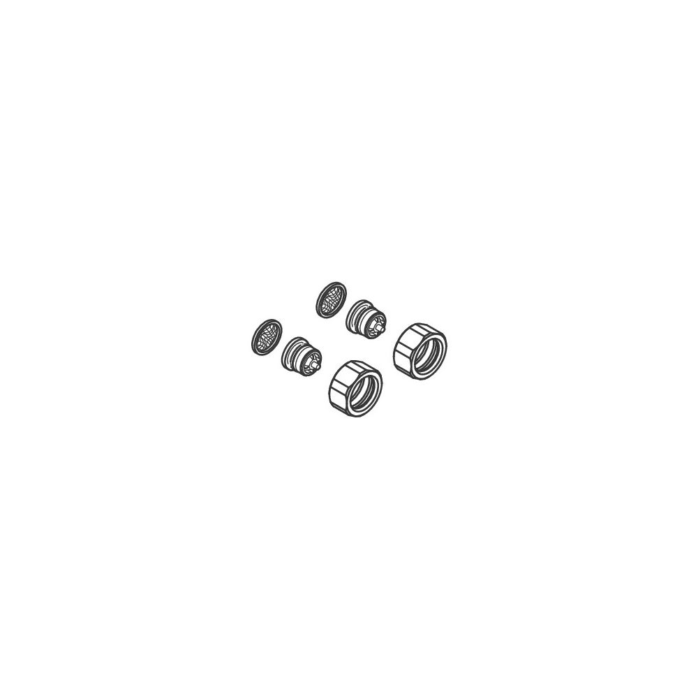 Hansgrohe kit de conversion Ecostat 1001/5001 DN 20, chromé