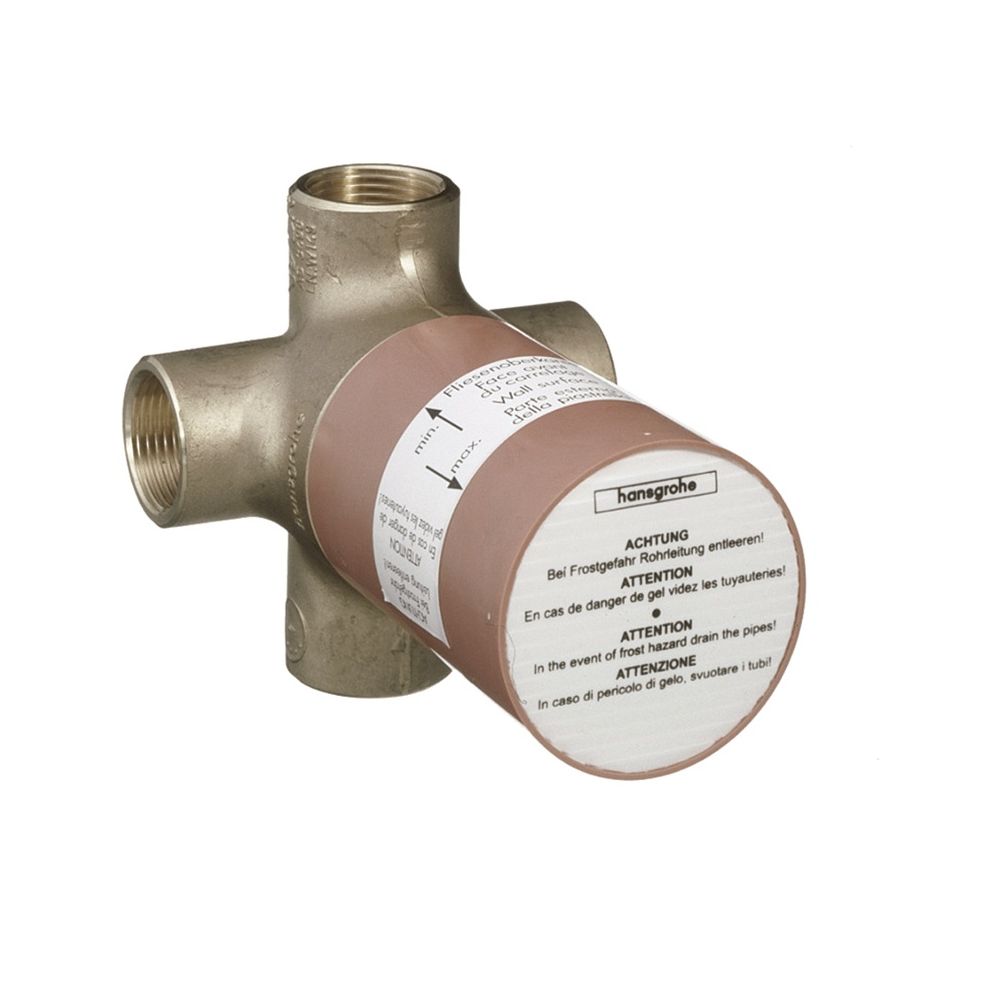Corps de base Hansgrohe pour vanne de commutation 4 voies Quattro encastrée, 15930180