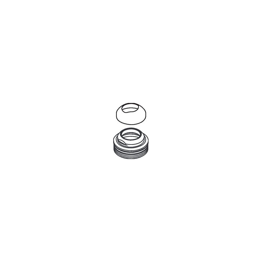 Couvercle de finition Hansgrohe AXOR pour Terrano, chromé, 96394000