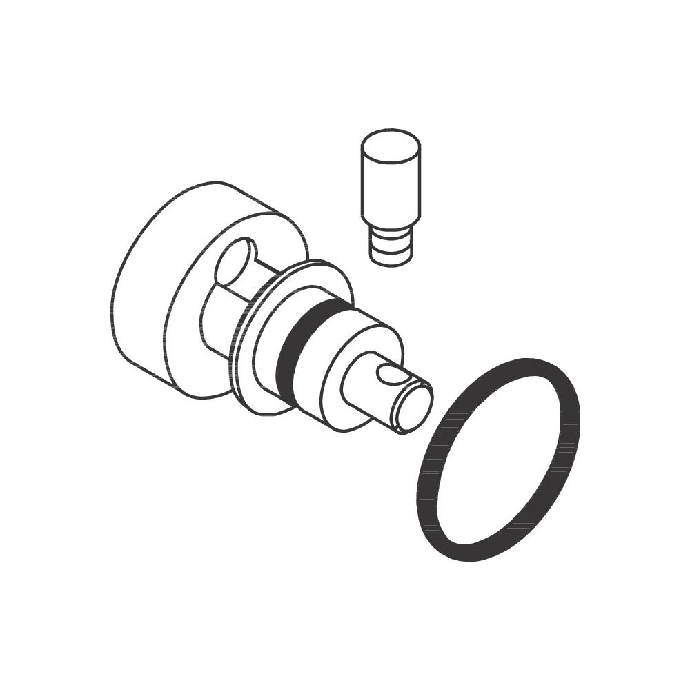 Hansgrohe AXOR sélecteur pour colonne de douche Starck, chromé, 96649000