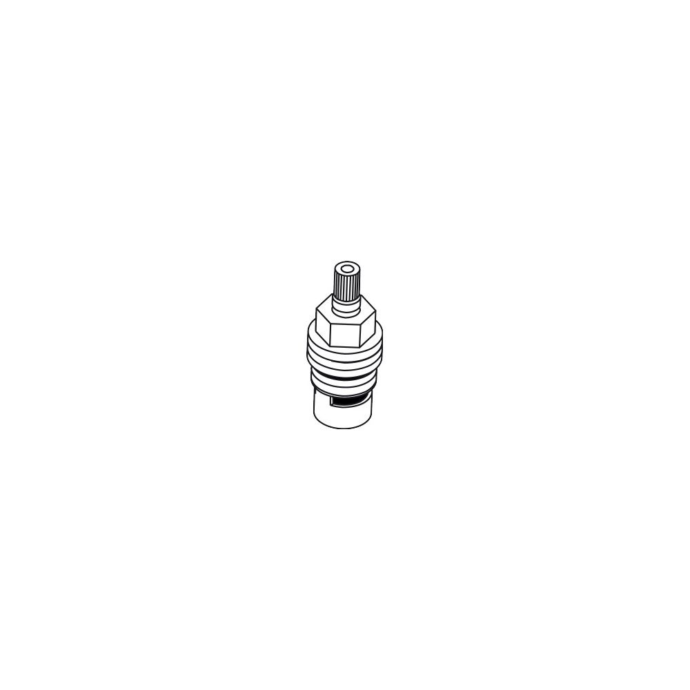 Hansgrohe AXOR Cartouche d'arrêt, DN 15 céramique, fermeture à droite 90°, 96350000