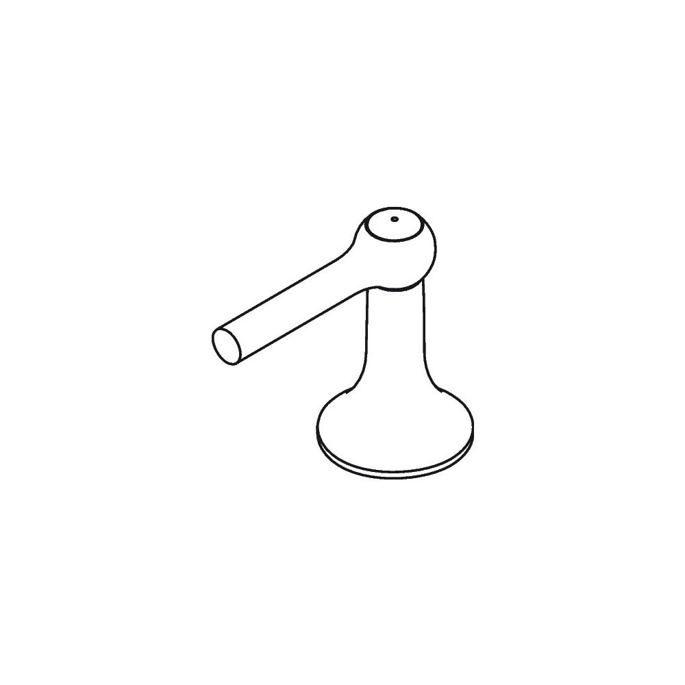 Hansgrohe Poignée AXOR pour Terrano côté eau chaude, chromé, 37295000