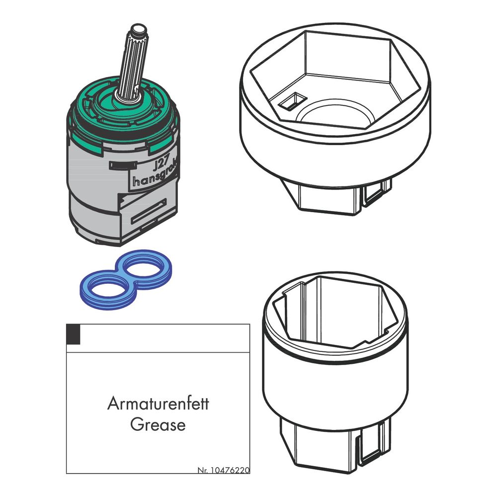 Hansgrohe Cartouche joystick J27, 96783000