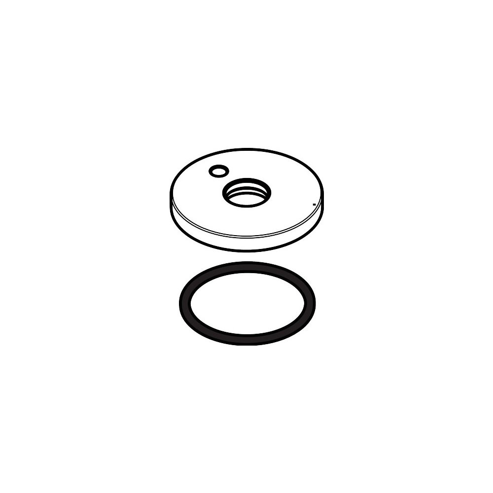 Hansgrohe Rosette pour mitigeur de douche encastré iBox universal, chromé, 97505000
