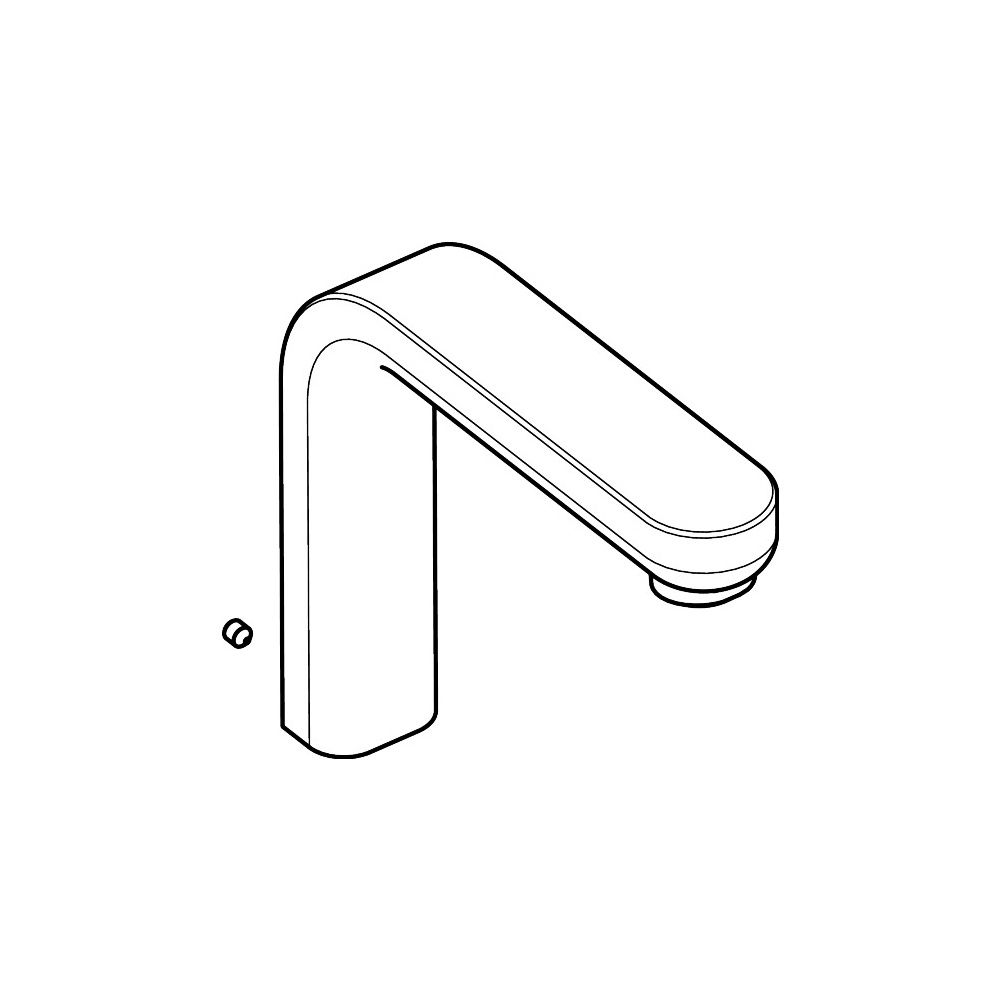 Sortie complète Hansgrohe pour robinetterie de lavabo Metropol S 3 trous, chromée, 97504000