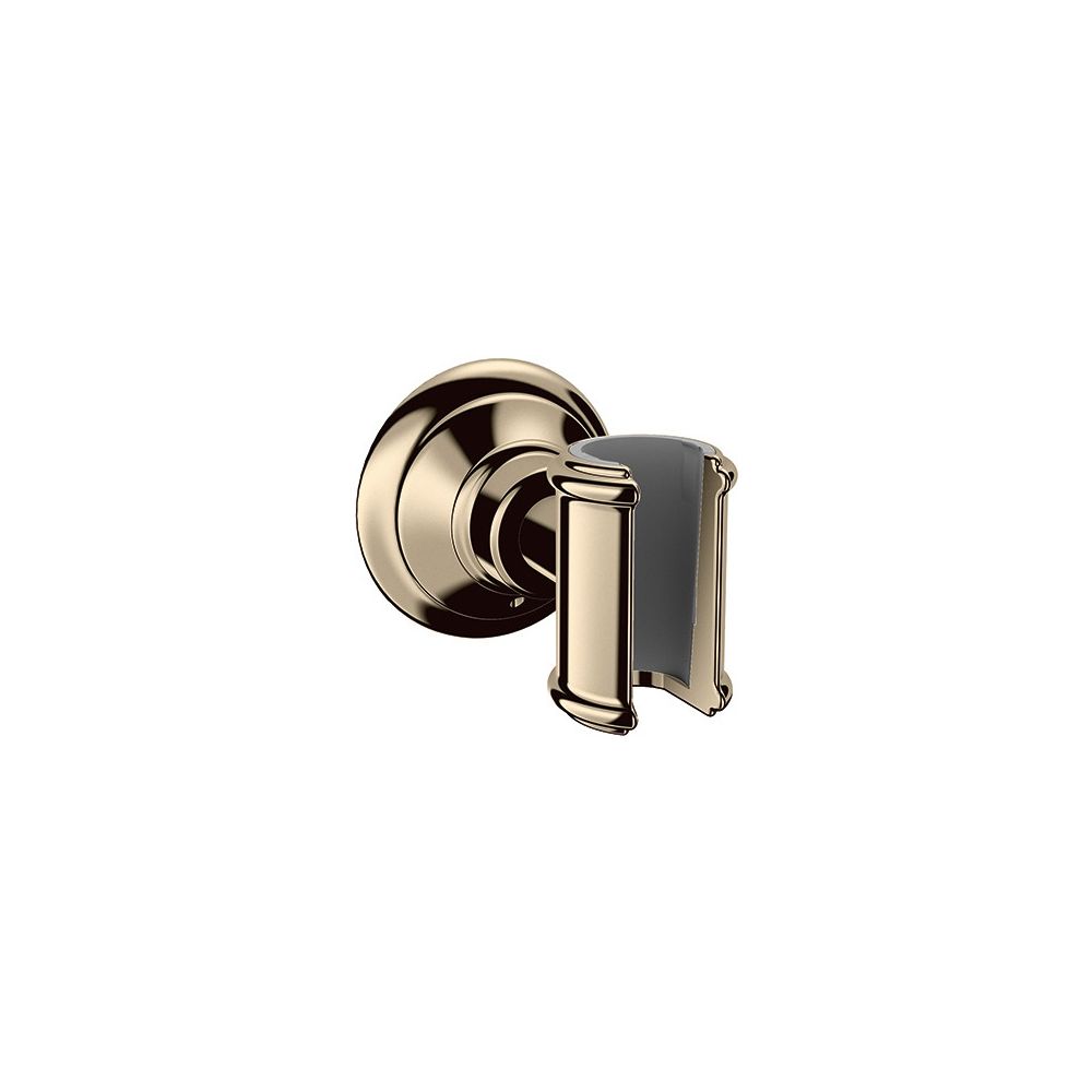 Support de pommeau de douche Hansgrohe AXOR Montreux, 68x68x84 mm, métal, nickel poli