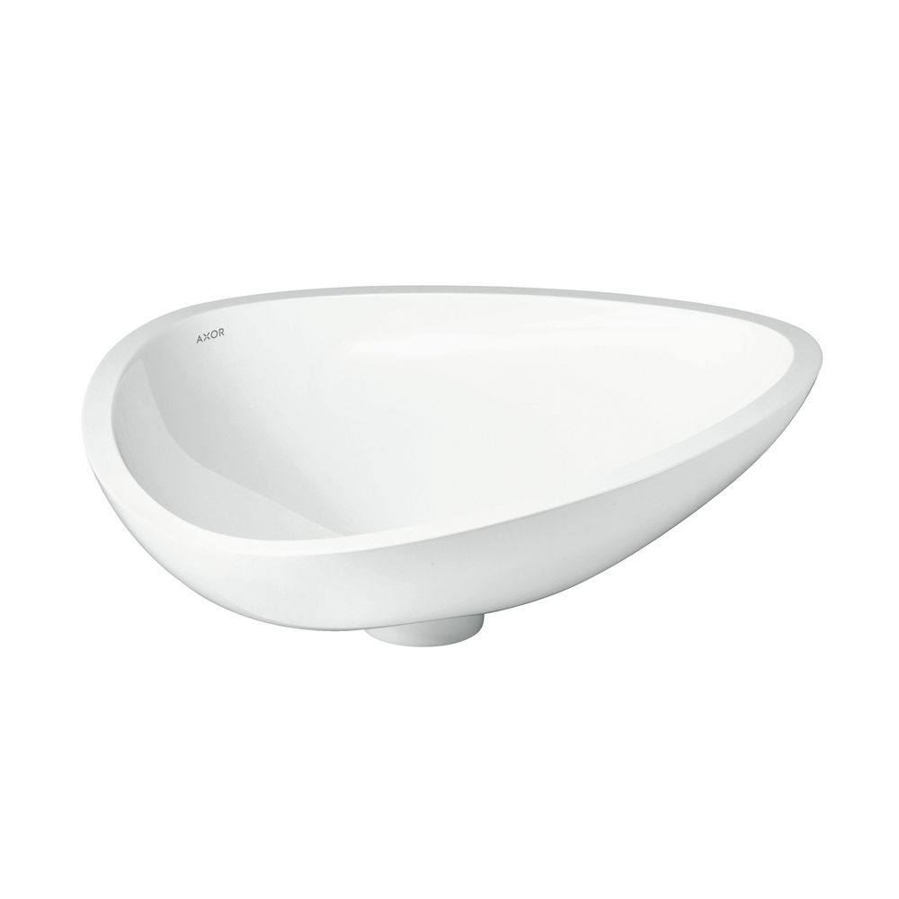 Bassin de lavabo Hansgrohe AXOR Massaud, sur meuble, 144x450x570mm, résine minérale, Blanc