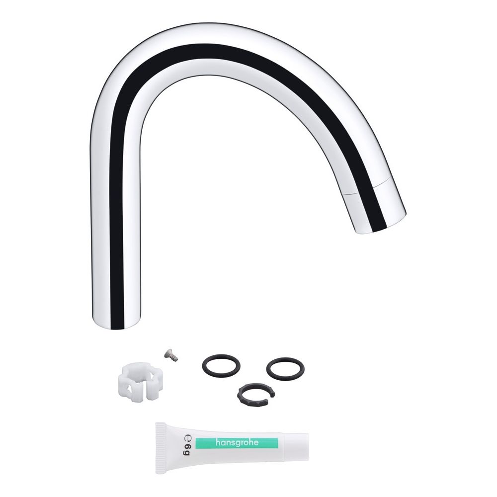 Sortie pour robinetterie de lavabo Terrano 2-poignées Hansgrohe AXOR, chromé, 96521000