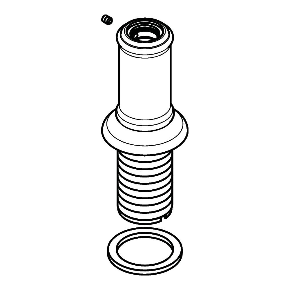 Rosette AXOR pour bec de robinetterie Hansgrohe Montreux 3 trous, finition brossé nickel, 97989820