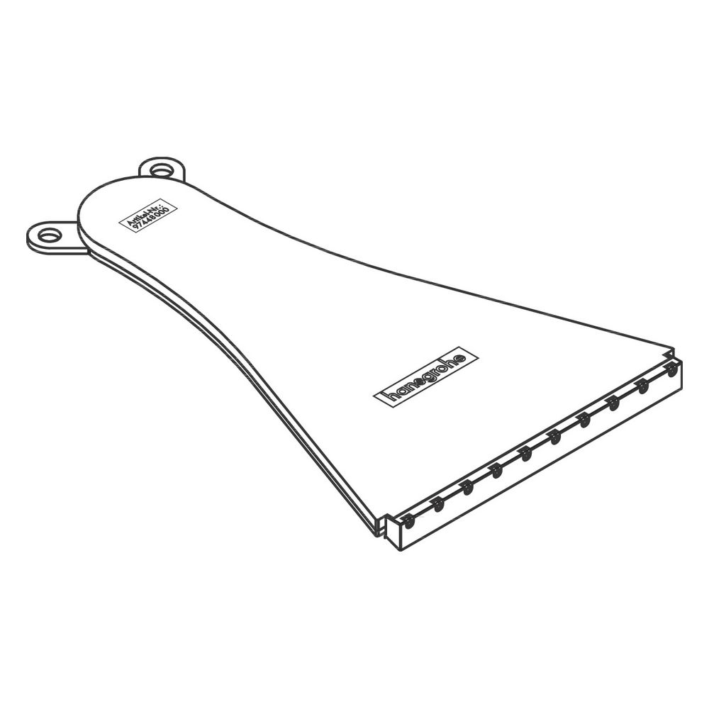 Hansgrohe AXOR Insert de jet pour robinetterie de baignoire Massaud 4 trous, 97448000