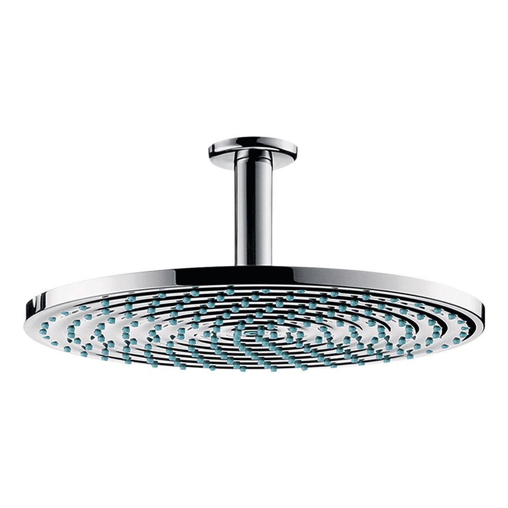 Pommeau de douche Hansgrohe Raindance S 300 mm, 20 l/min, 1 jet, fixation plafond, chromé