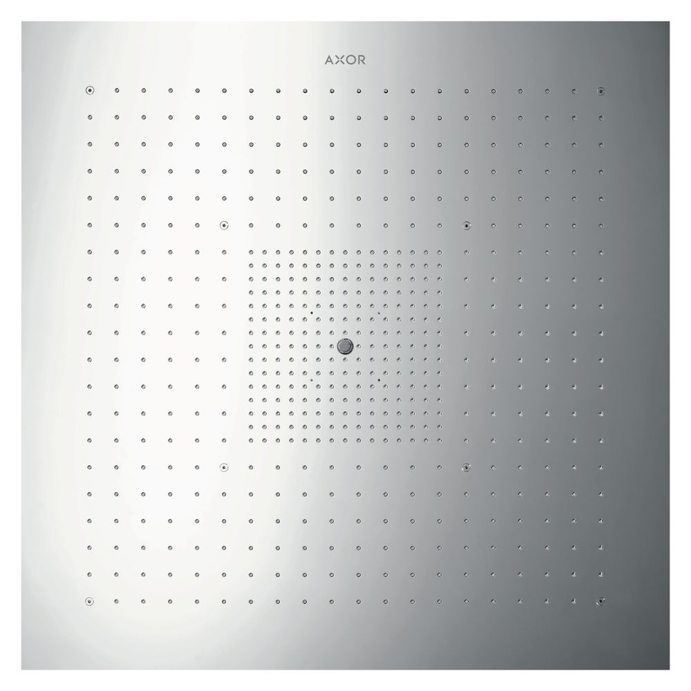 Hansgrohe AXOR ShowerSolutions ShowerHeaven, 42 l/min, 970x970 mm, 3 jets sans éclairage, Edelstahl Optic