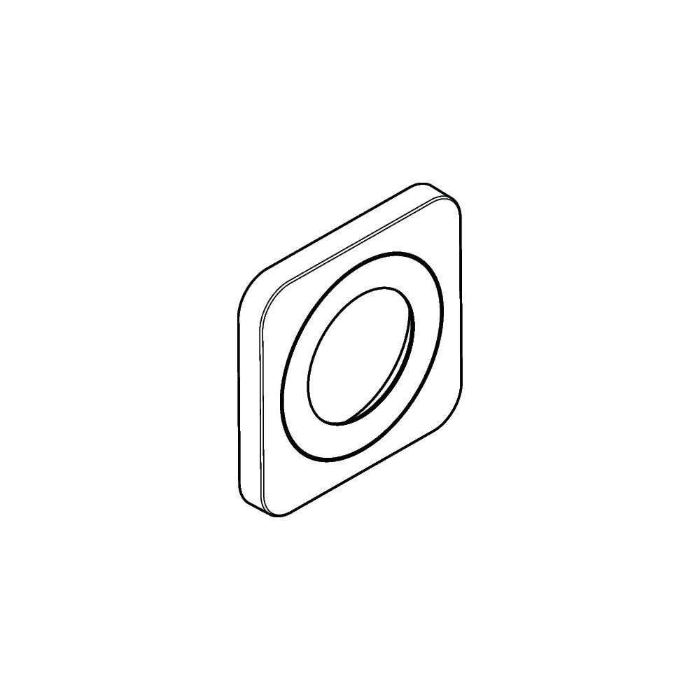 Rosace Hansgrohe AXOR pour mitigeur encastré Citterio M, chromé, référence 98959000