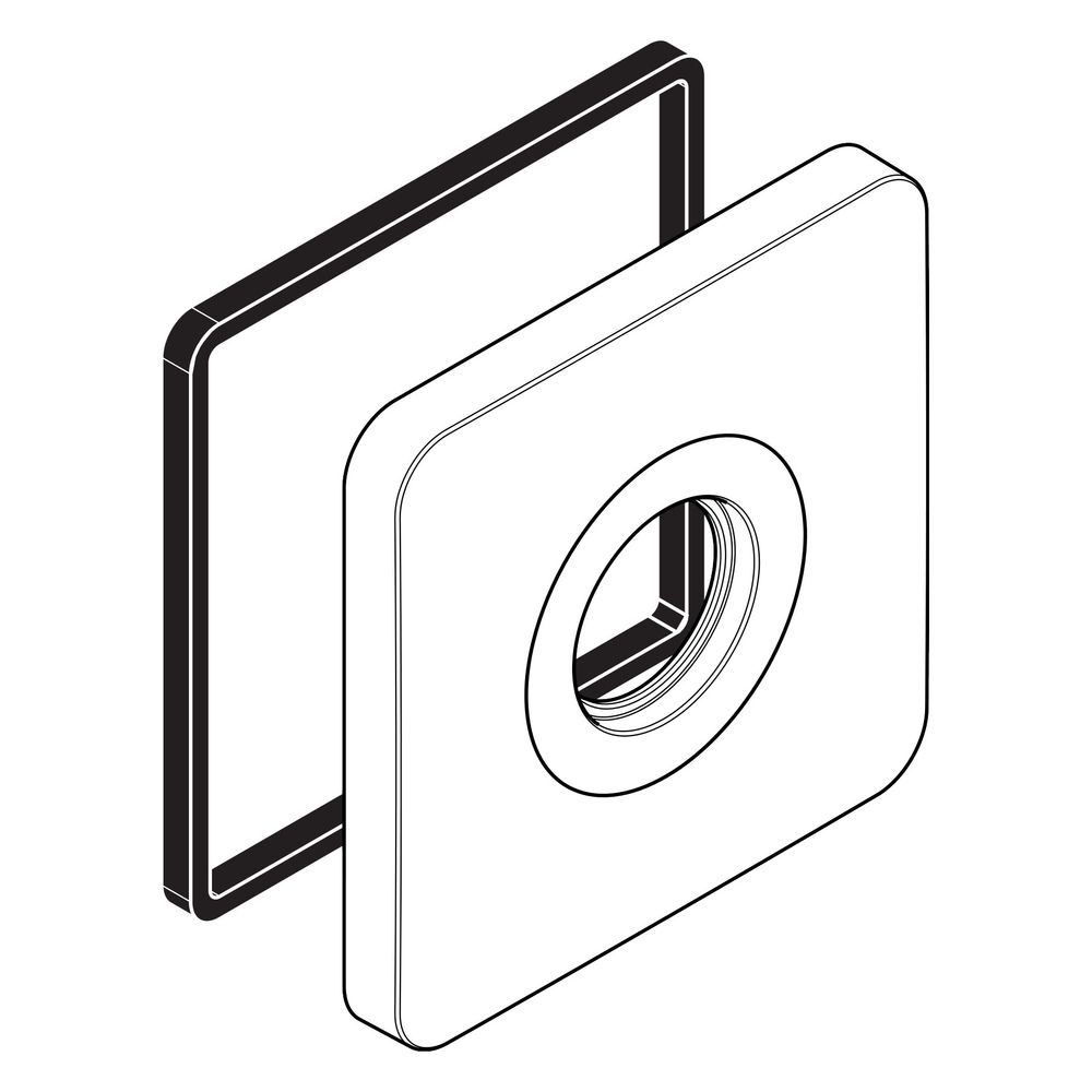Hansgrohe AXOR rosace pour robinetterie encastrée Citterio M, chromée, 98511000