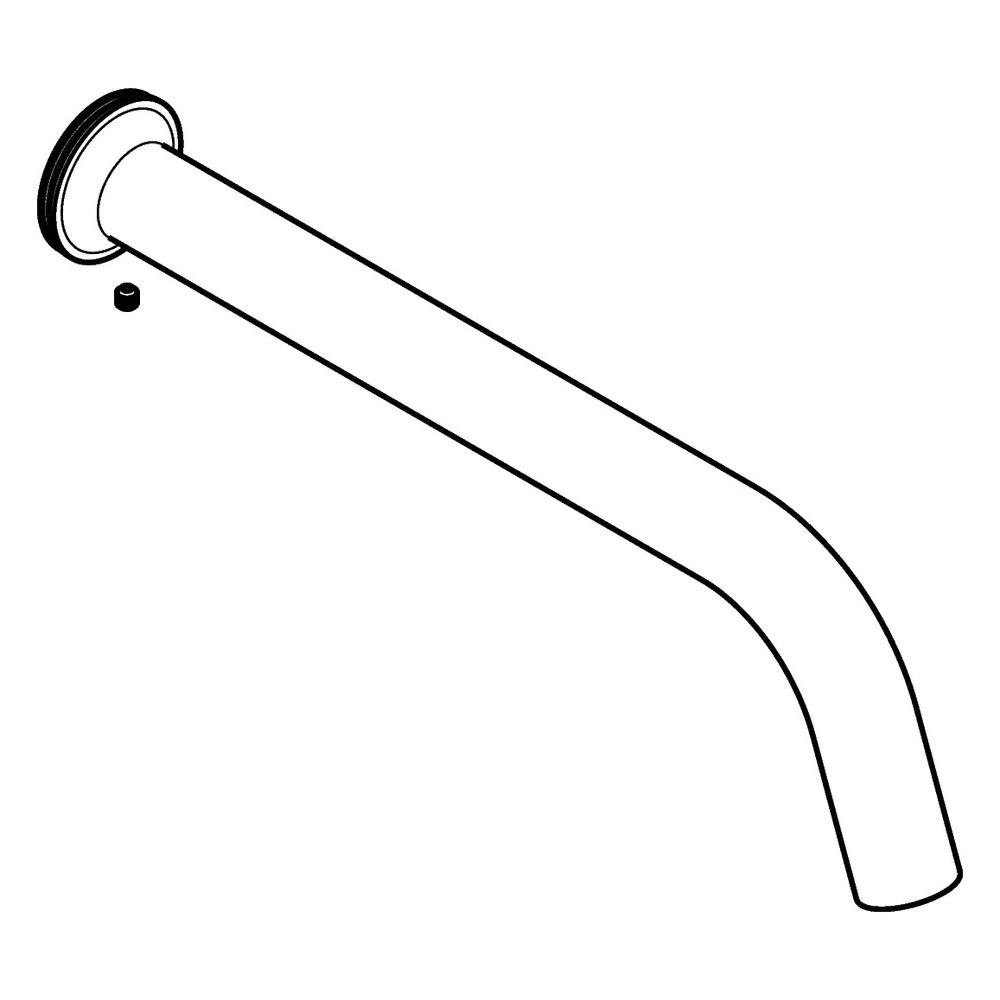 Hansgrohe AXOR bec de robinet pour mitigeur Citterio M à 3 trous encastré, portée 160 mm, chromé, 98934000