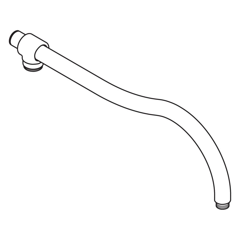 Hansgrohe AXOR Bras de douche pour colonne de douche AXOR Carlton, chromé, 96747000