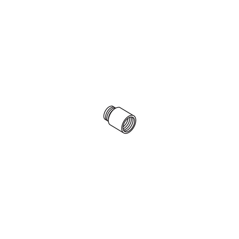 Hansgrohe AXOR rallonge pour robinetterie de lavabo AXOR Massaud murale, 25 mm, 95413000