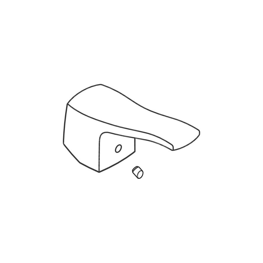 Hansgrohe Poignée pour Mitigeur encastré Metris Classic (douche/mur), chromé, 31294000