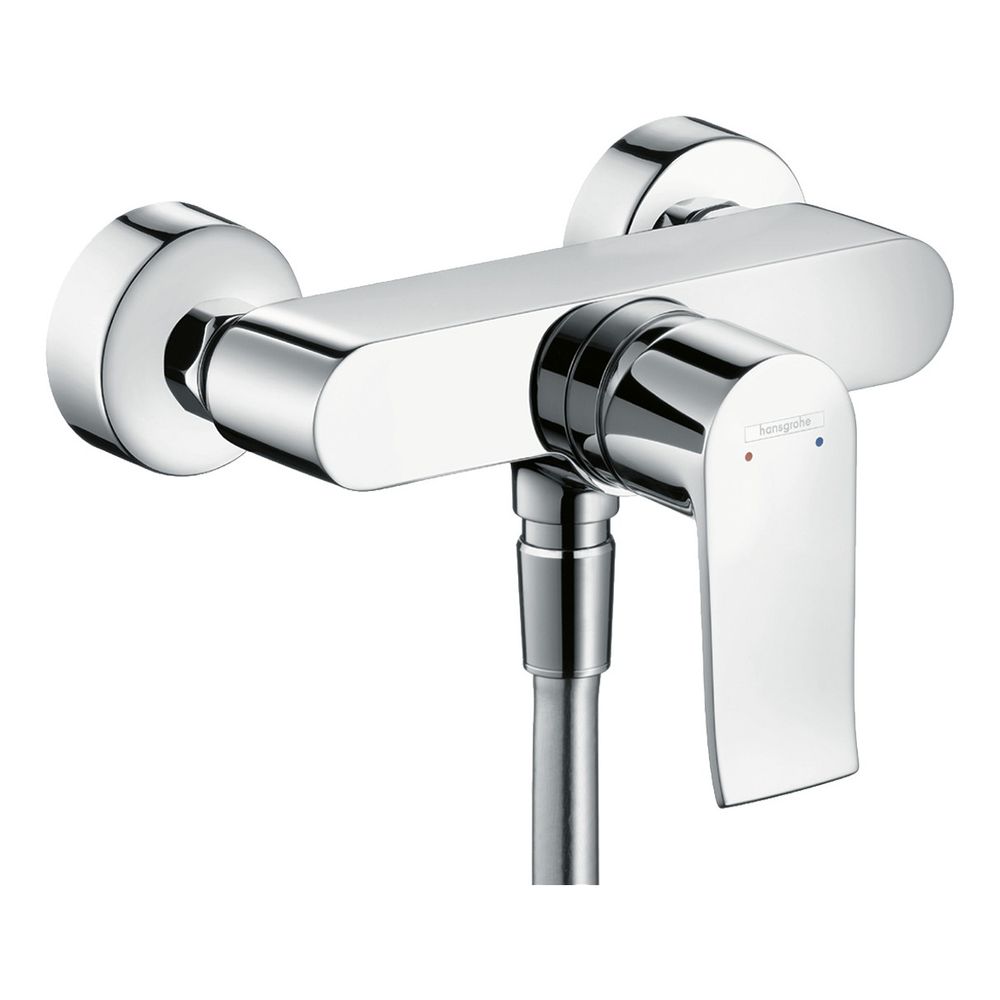 Mitigeur thermostatique Hansgrohe Metris, finition chromée, montage apparent