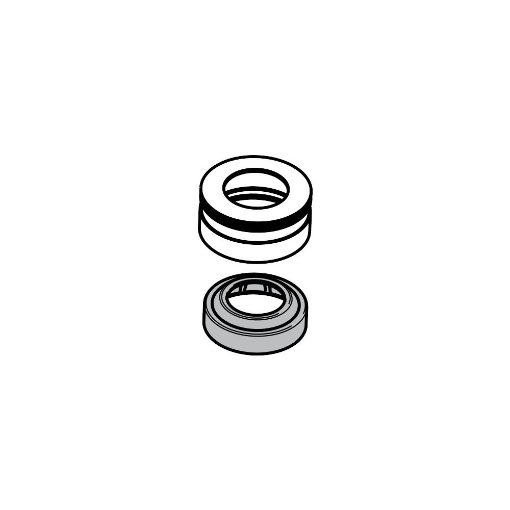 Hansgrohe Rosette pour mitigeur PuraVida D. 37mm, Chromé, 95288000
