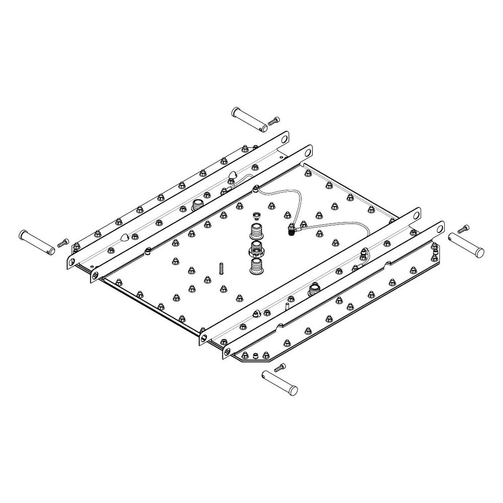 Hansgrohe AXOR Corps de jet pour Showerheaven, 970x970 mm, 95675000