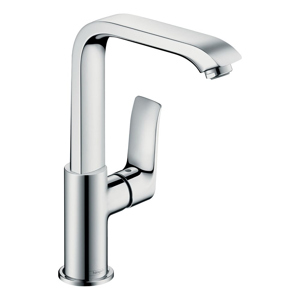 Mitigeur monocommande Hansgrohe Metris pour lavabo 230 mm 5 l/min avec garniture Push-Open, chromé
