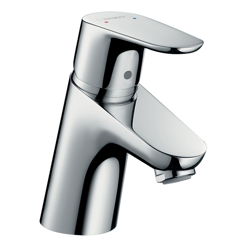 Mitigeur monocommande Hansgrohe Focus pour lavabo 70 mm, chromé pour chauffe-eau basse pression avec garniture à tige de traction