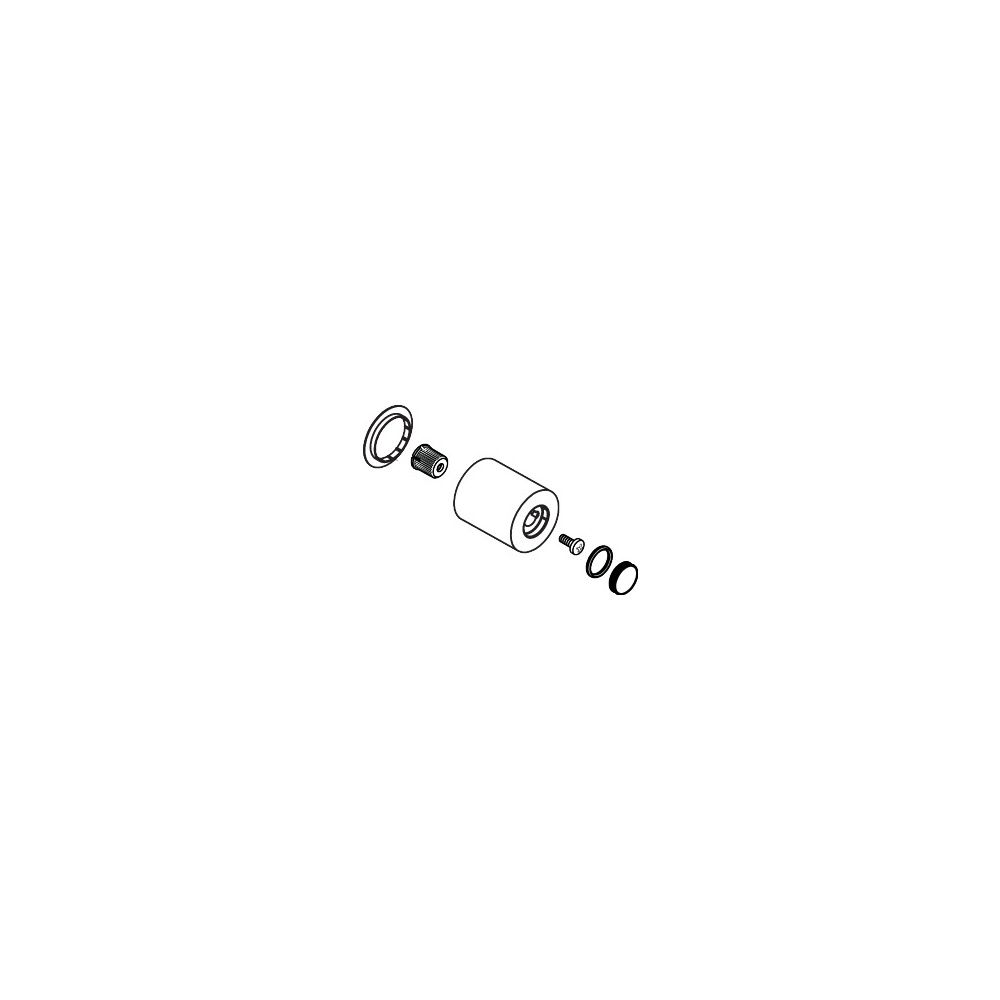 Hansgrohe AXOR Poignée pour module Starck, chromé, 96298001