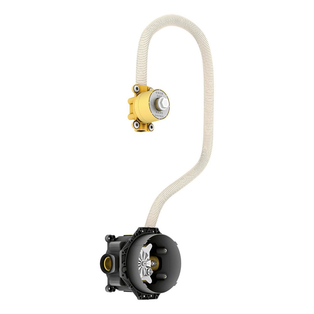 Corps de base Hansgrohe AXOR pour mitigeur électronique de vasque encastré pour montage mural, DN 20, profondeur 80-108mm