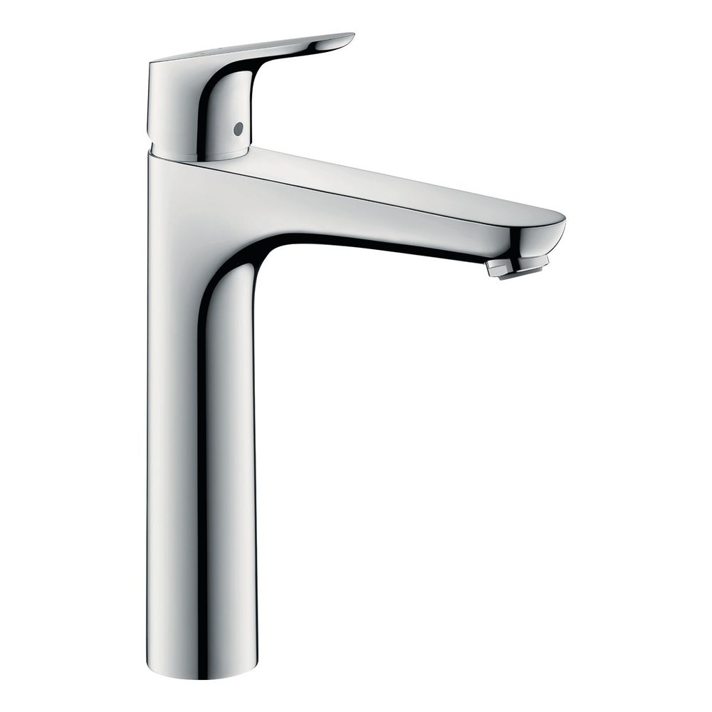 Mitigeur monocommande Hansgrohe Focus pour lavabo 190mm 5l/min avec garniture à tige de traction, chromé