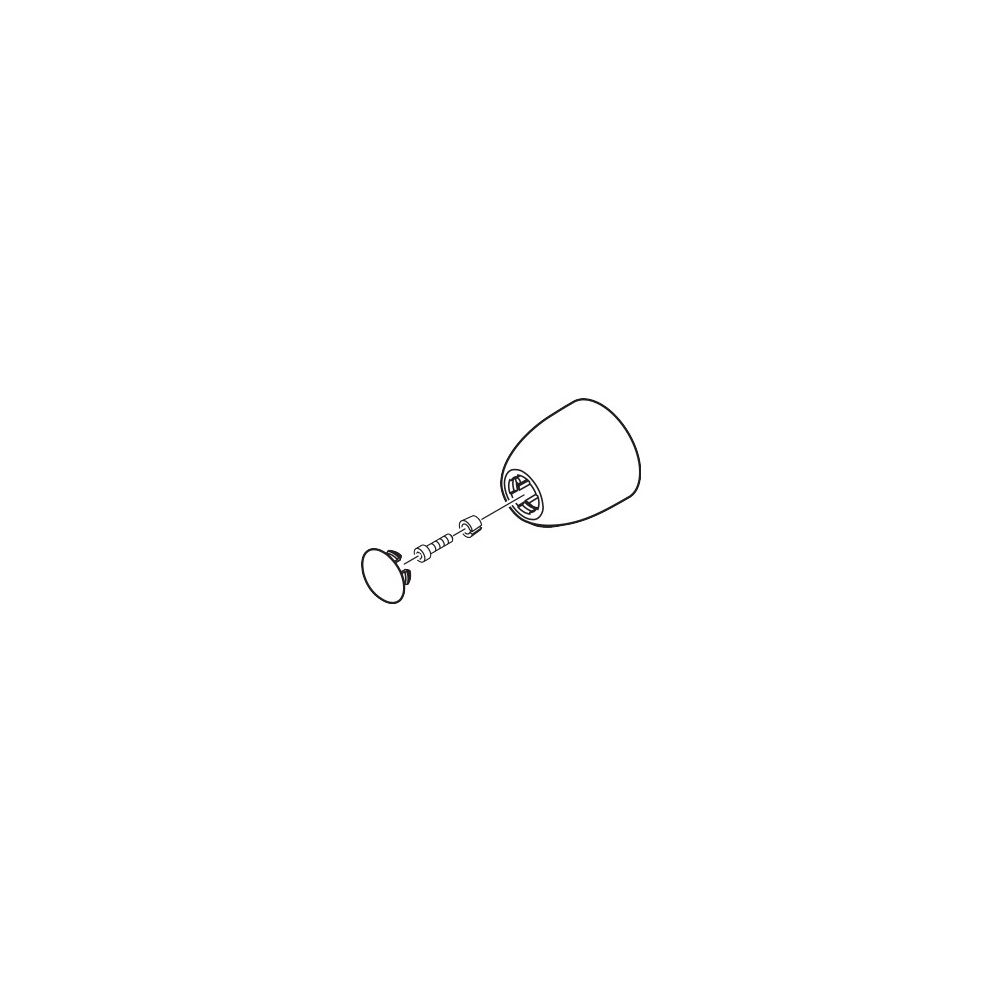 Hansgrohe Poignée Ecostat 1001 T42, Chromé, 97162000