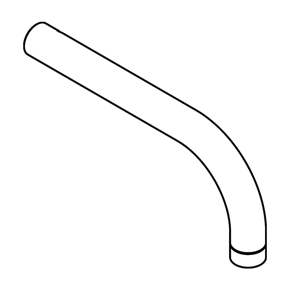 Bec de remplacement pour mitigeur AXOR Uno 2 Électronique, 225 mm, chromé, 95951000