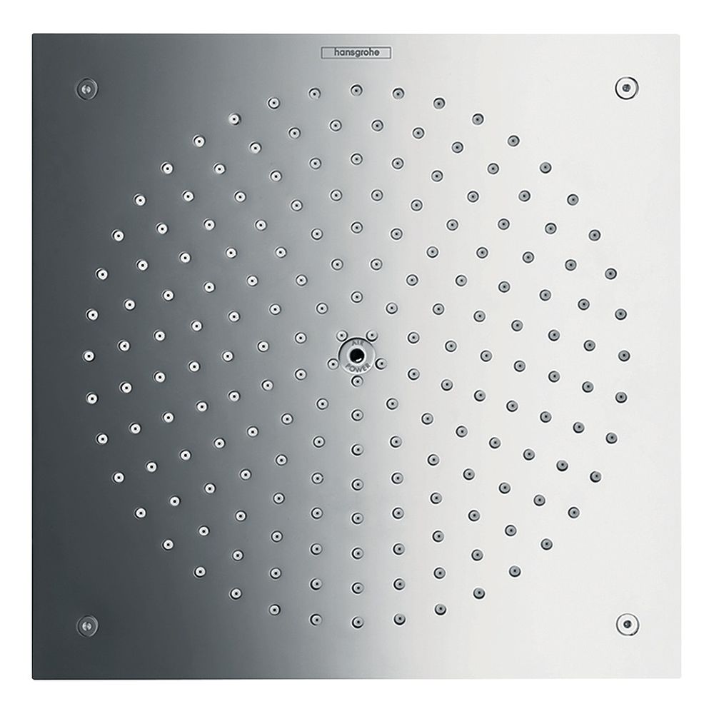 Pommeau de douche Hansgrohe Raindance, 8 l/min, 260x260 mm, 1 jet, EcoSmart, Chromé