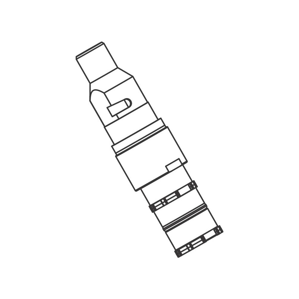 Unité d'arrêt Hansgrohe AXOR, céramique, angle de fermeture 90°, référence 98301000