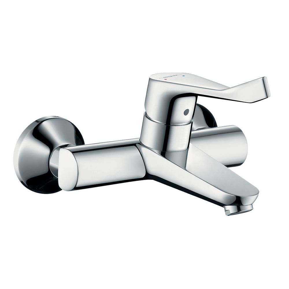 Mitigeur Grohe Focus pour lavabo à poser, 5 l/min, avec poignée Comfort extra longue 121 mm, chromé
