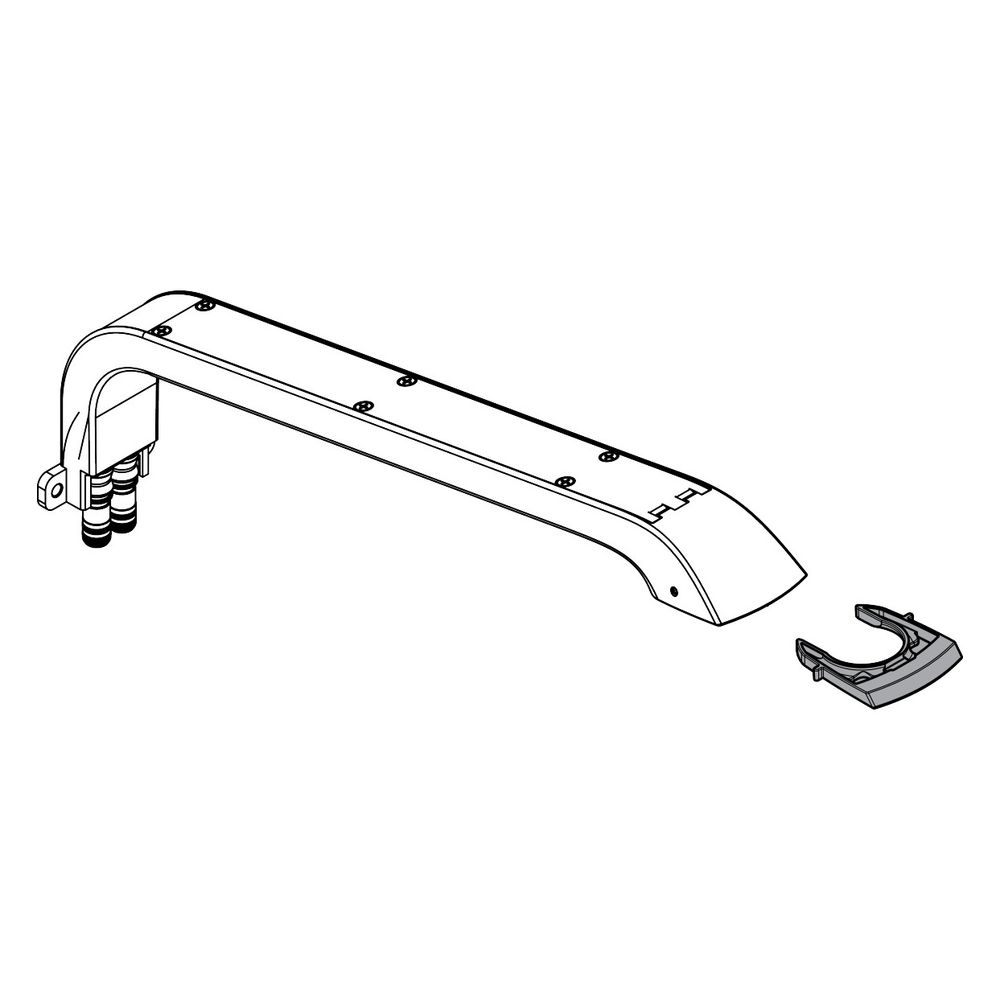 Hansgrohe Bras de douche Raindance Select E 300 Showerpipe, chromé, 92140000