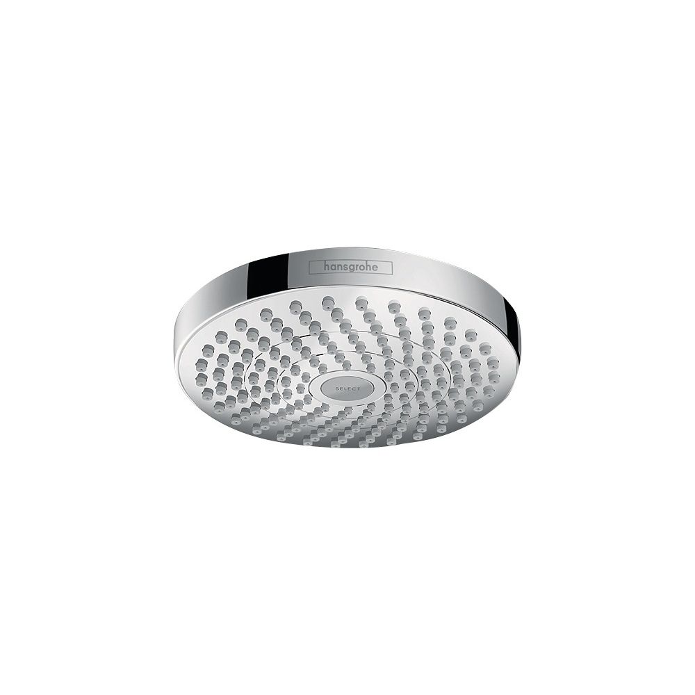Pommeau de douche Hansgrohe Croma Select S 180 mm 2jets 9 l/min EcoSmart, Chrom
