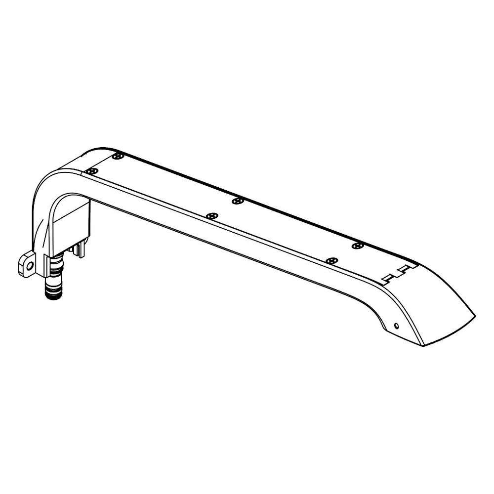 Bras de douche Hansgrohe Raindance E 300, 1 jet / 2 jets, Showerpipe, Chrom, 92144000