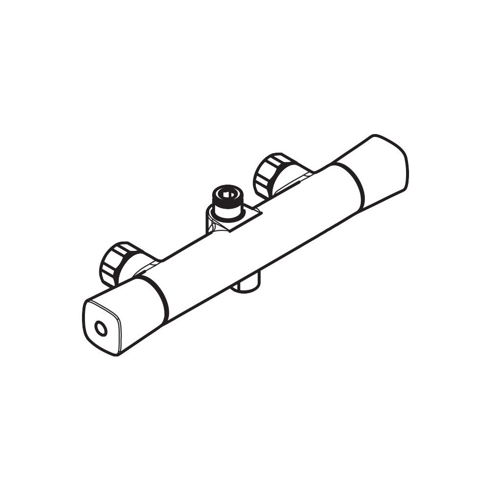 Hansgrohe Thermostat Versostat Showerpipe, chromé, 92249000