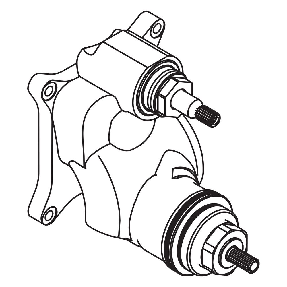 Bloc fonctionnel complet Hansgrohe AuV, 92591000