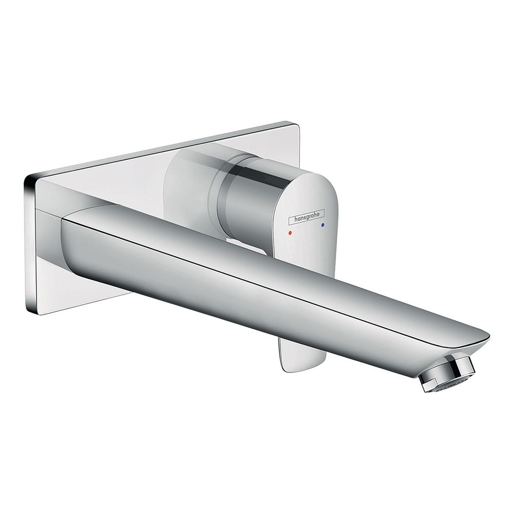 Mitigeur de lavabo Hansgrohe Talis E monotrou 5 l/min, encastré pour montage mural, portée 225 mm, chromé