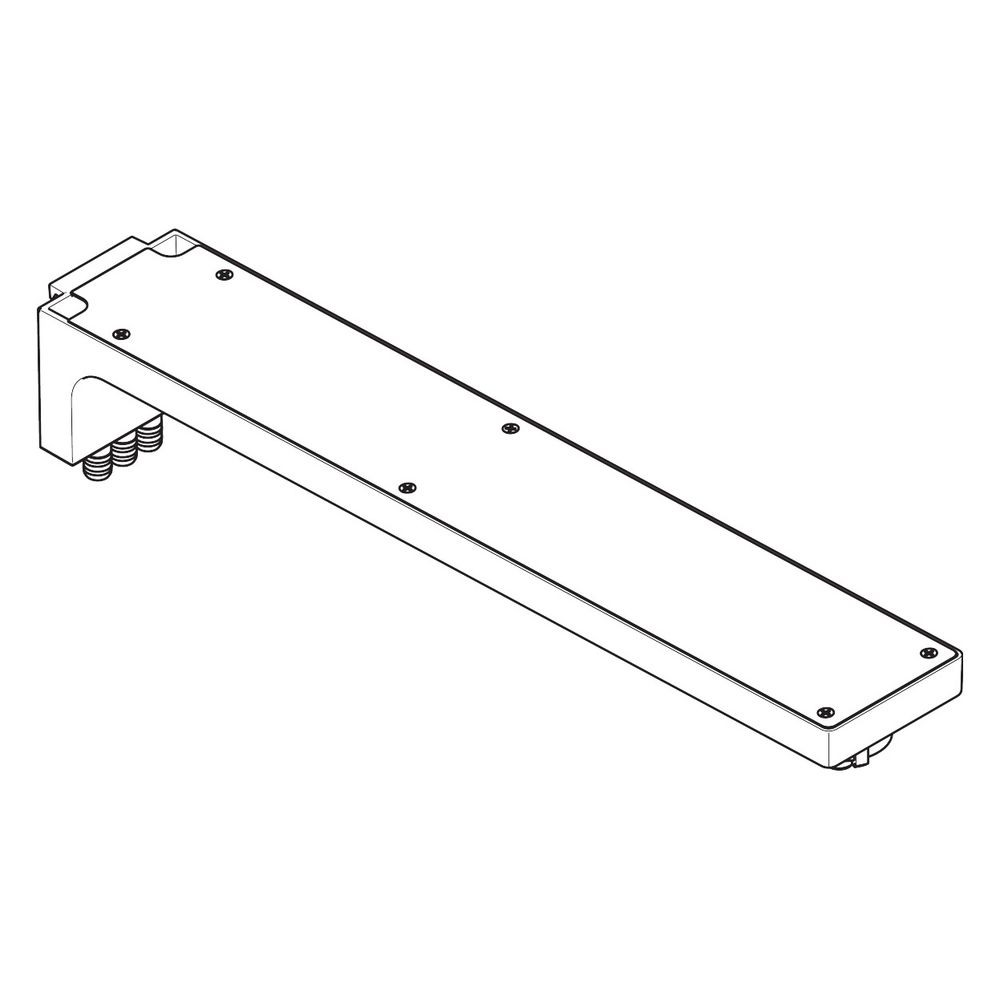 Bras de douche Hansgrohe pour Showerpipe Rainmaker Select 460, finition Chrome, 92680000