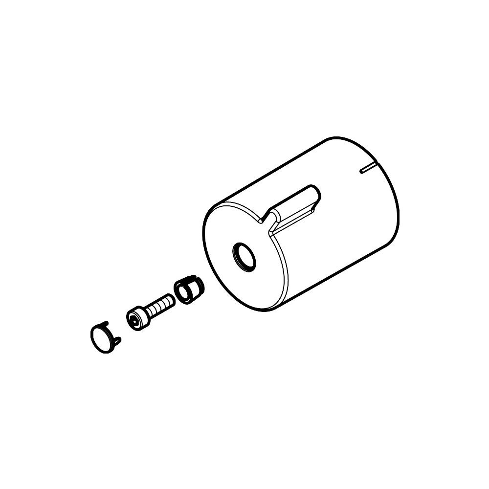 Hansgrohe HG poignée pour thermostat encastré chromé