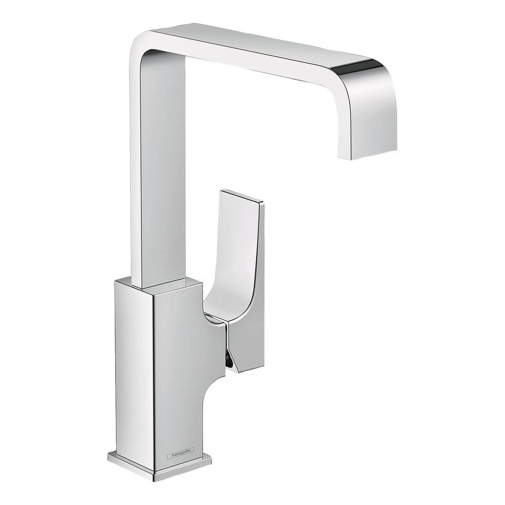 Mitigeur monocommande Hansgrohe Metropol pour lavabo 230 mm, 5 l/min, levier, vidange Push-Open, chromé