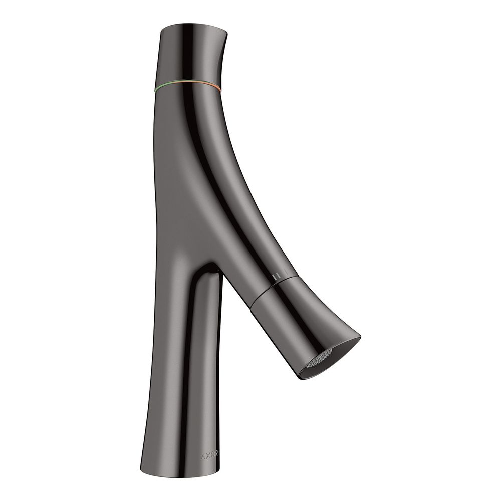 Robinetterie de lavabo Hansgrohe AXOR Starck Organic 2-poignées 80 mm, 3,5 L/min, évacuation par tige de traction, Chrome poli noir