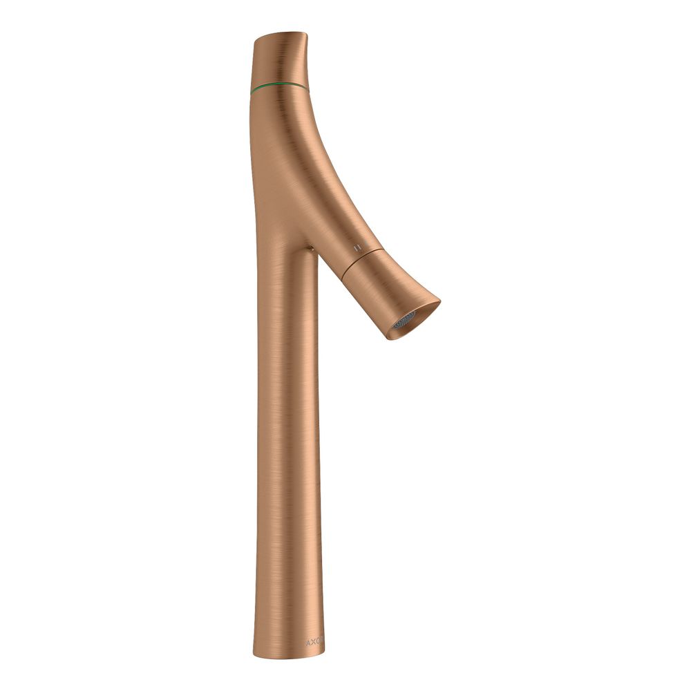 Mitigeur de lavabo 2 poignées AXOR Starck Organic Hansgrohe 240 mm, 3,5 l/min, pour lavabos sur colonne, finition Bronze brossé